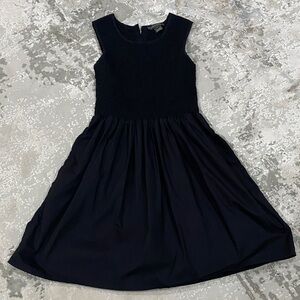 French Connection Black Dress with ruching